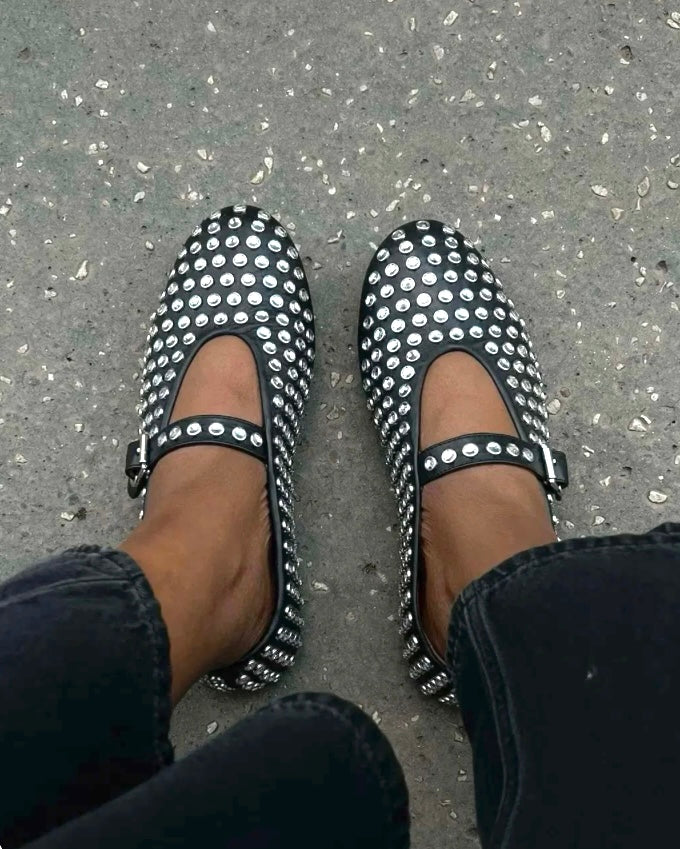 Amalie Rhinestone Ballerinas