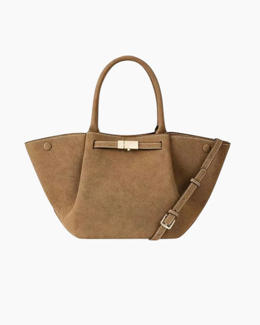 Diana Taske - Lille (vegansk ruskind) - Karamel - Shoppere - Khaia