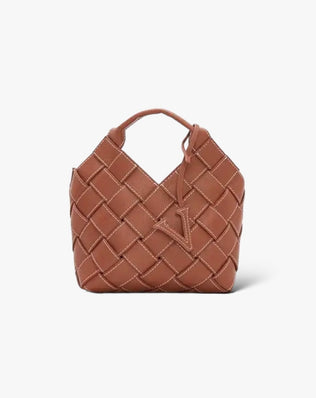 Jade Flettet Taske - Brun - Små tasker - Khaia