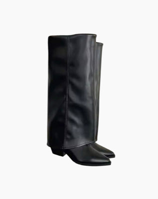 Emily Foldover Støvler - Vegansk læder - Khaia