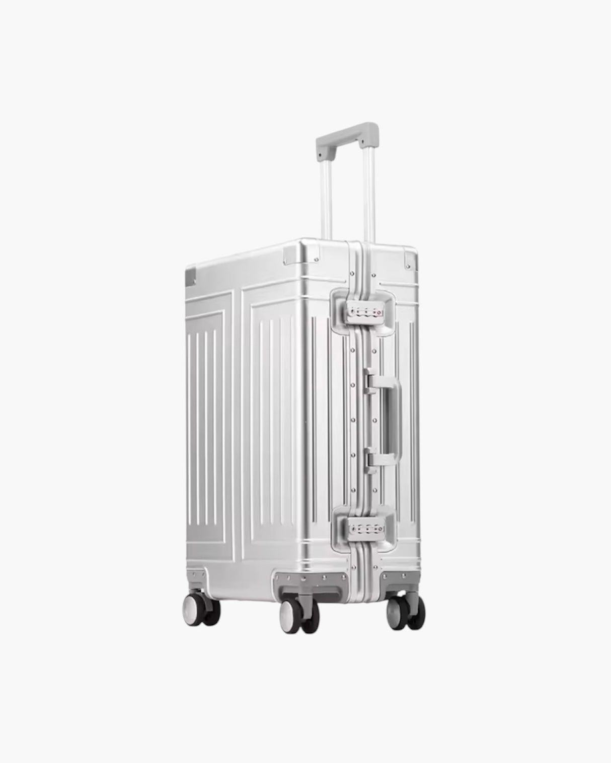 Firkantet aluminiumskuffert