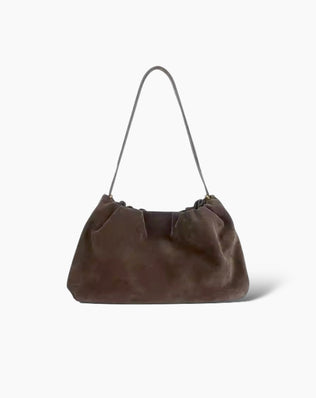 Nola Lille Skuldertaske - Ægte ruskind - Små tasker - Khaia