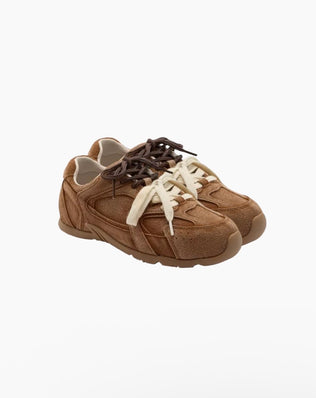 Sneakers i ruskind