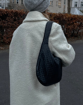 Jessica Flettet Taske - 47 cm - Skuldertasker