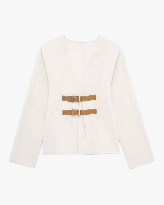 Gigi Jacket With Belt Closure