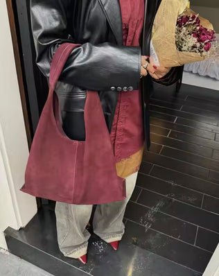 Hobo taske i ruskind