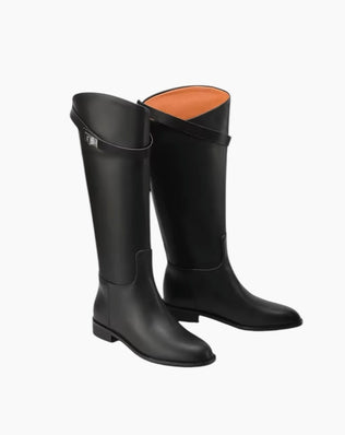 Jumping boots støvler med spænde/lås - Sort / 38 - Støvler - Khaia