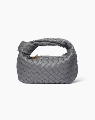 Fiona Flettet Taske - 28 cm - Grå - Små tasker