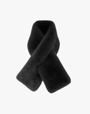 Tørklæde i imiteret pels