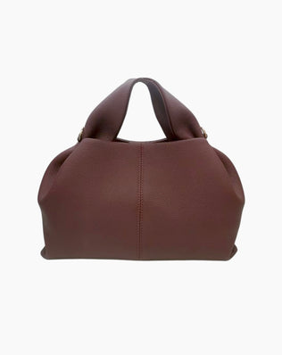 Patricia Taske - Ægte læder - Mørkerød / Stor (32x19x16 cm) - Håndtasker - Khaia