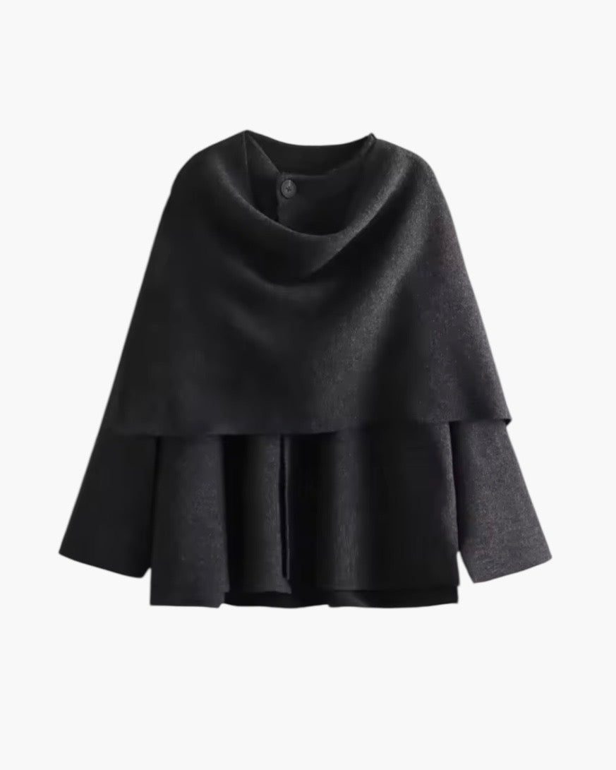 Jakke med tørklæde