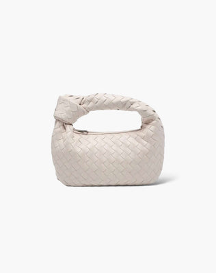 Fiona Flettet Taske - 26 cm - Lys beige - Små tasker