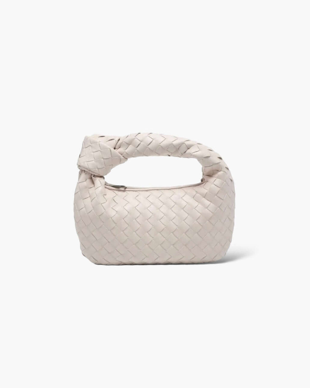 Fiona Flettet Taske - 26 cm - Lys beige - Små tasker