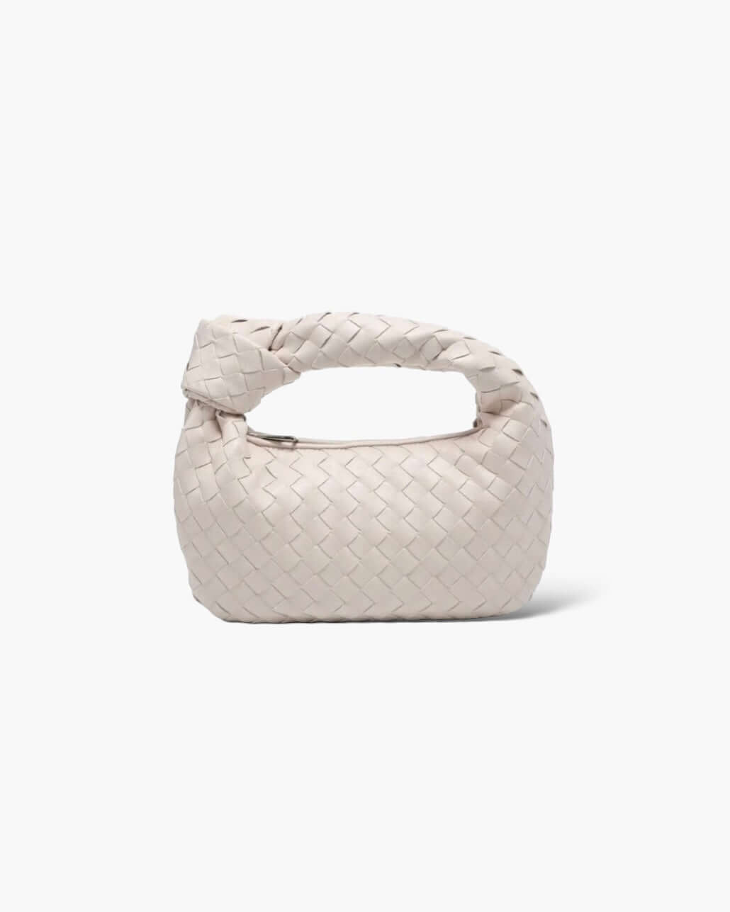 Fiona Flettet Taske - 26 cm - Lys beige - Små tasker
