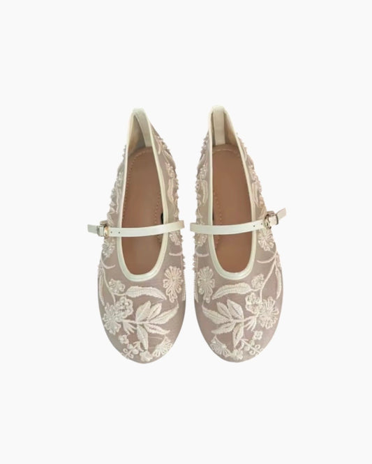 Ballerinaer med broderier