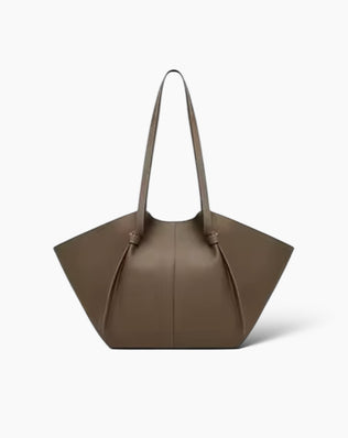 Nora Taske - Ægte læder - Gråbrun - Khaia