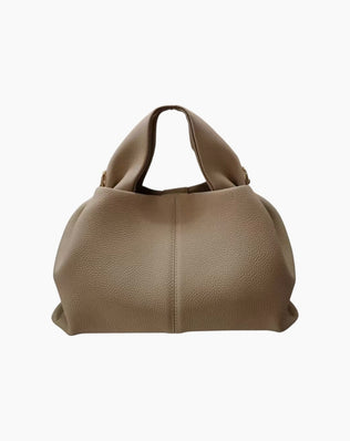 Patricia Taske - Ægte læder - Beige / Stor (32x19x16 cm) - Håndtasker - Khaia