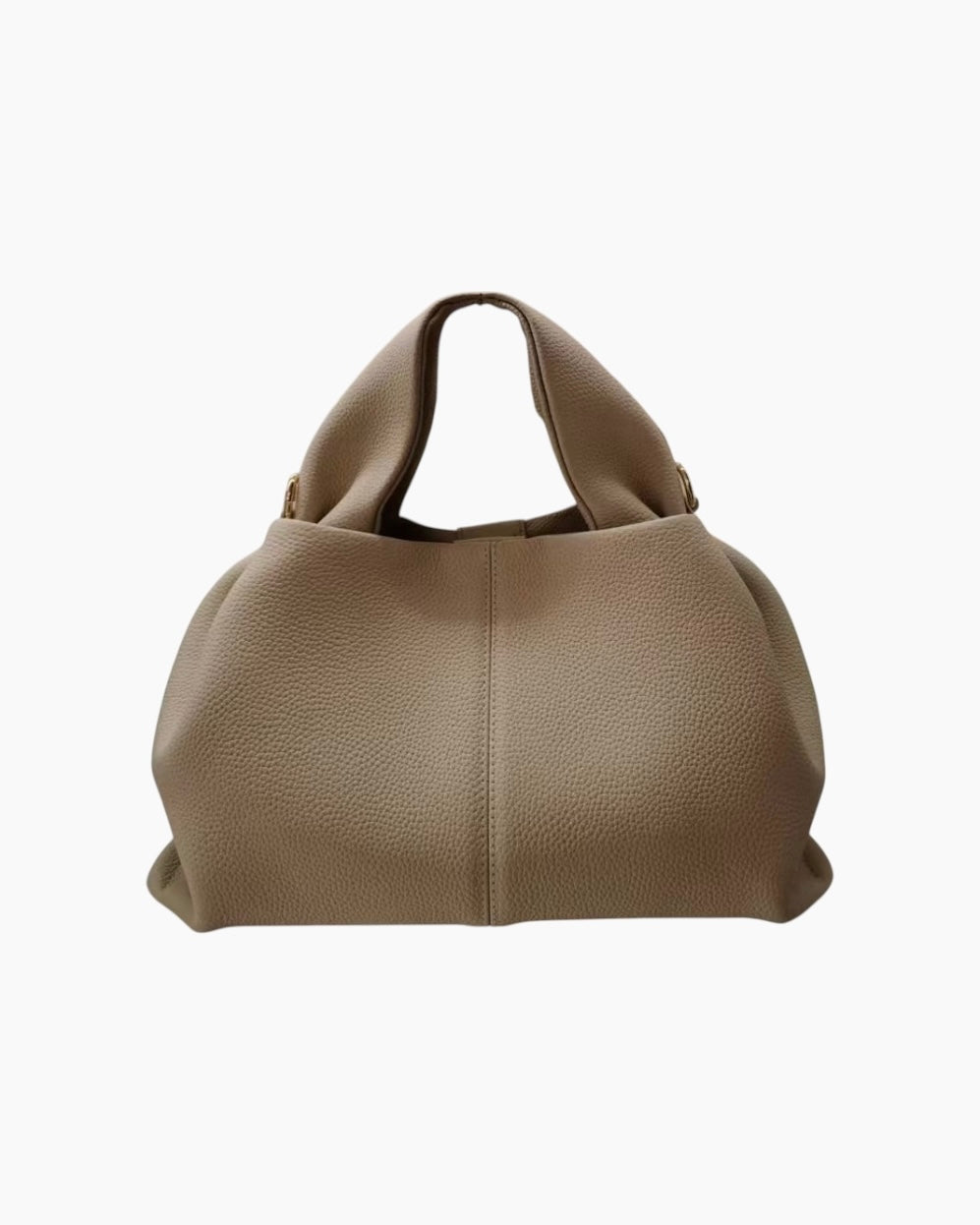 Patricia Taske - Ægte læder - Beige / Stor (32x19x16 cm) - Håndtasker - Khaia