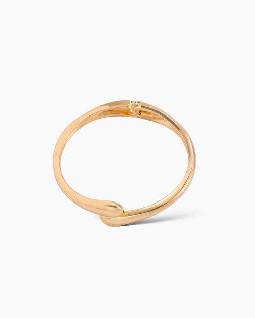 Armbånd med buede ender - Guld - Khaia