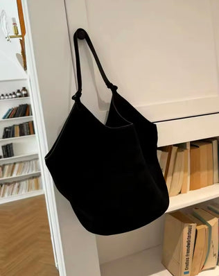 Agnes Bucket Taske - Ægte ruskind - Shoppere - Khaia