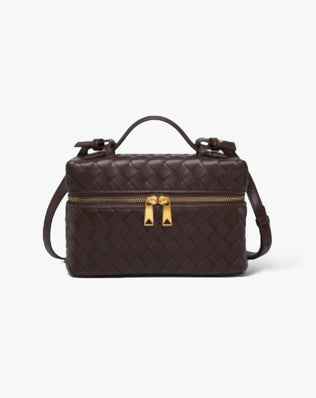 Jessica Firkantet Taske - Mørkebrun - Små tasker - Khaia