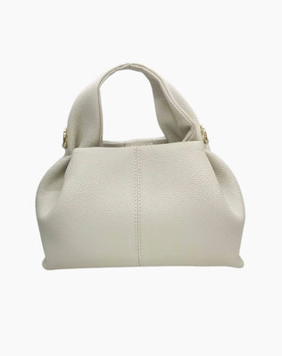 Patricia Taske - Ægte læder - Hvid / Stor (32x19x16 cm) - Håndtasker - Khaia