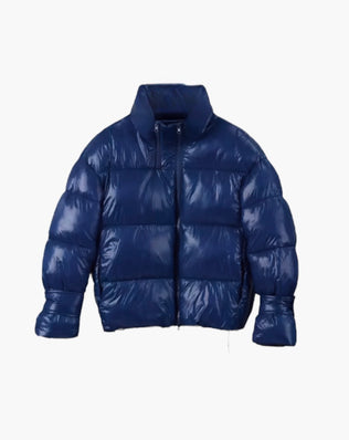 Shiny puffer jakke