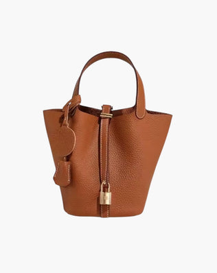 Bucket taske med hængelås