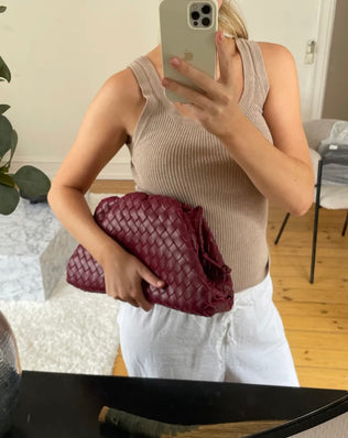 Jessica Flettet Clutch - 37 cm - Clutches