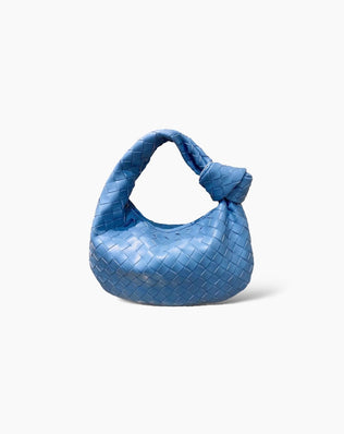 Fiona Flettet Taske - 26 cm - Blå - Små tasker