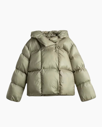 Kort Oversize Puffer Jakke