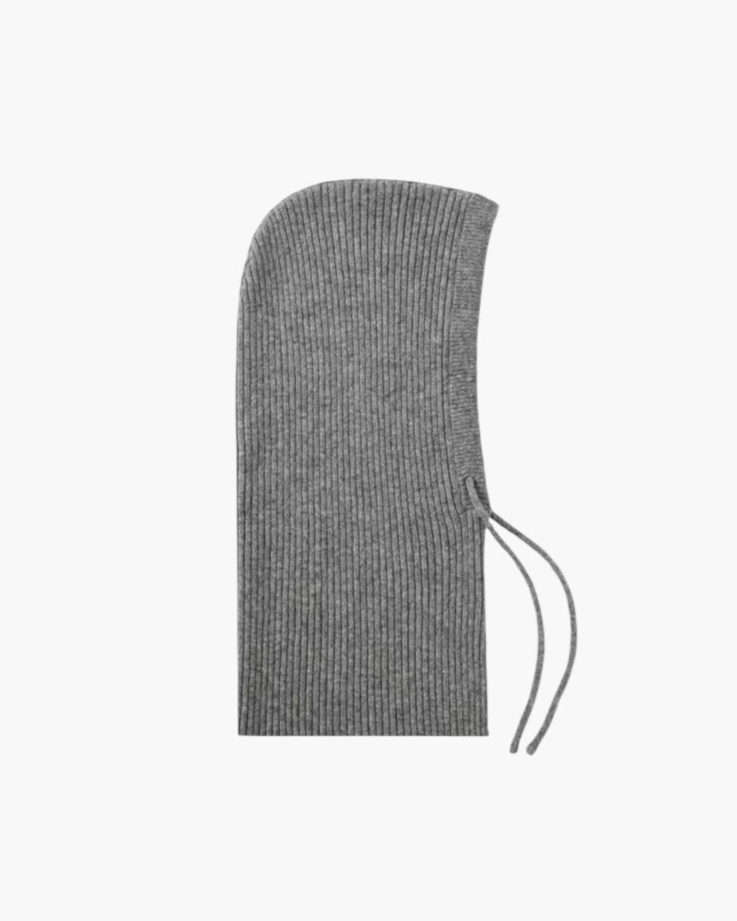 Balaclava i uld med snører