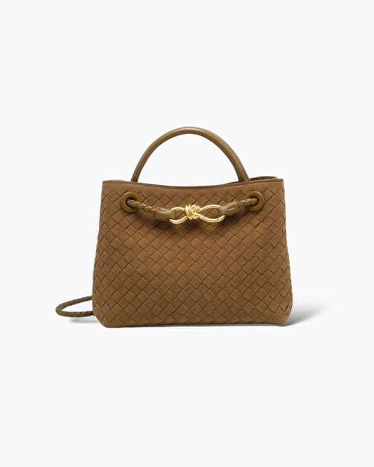 Liva Braided Bag - Vegan Suede