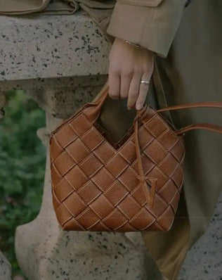 Jade Flettet Taske - Små tasker - Khaia