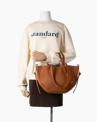 Polly Taske - hvide syninger - Skuldertasker - Khaia