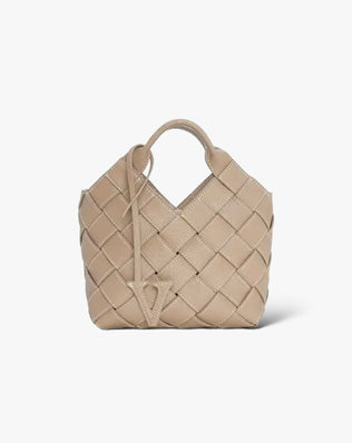 Jade Flettet Taske - Beige - Små tasker - Khaia