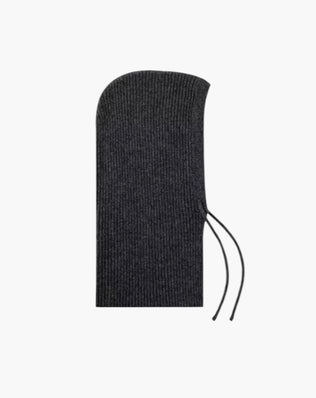 Balaclava i uld med snører