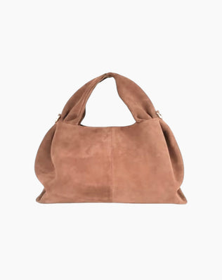 Patricia taske - ægte ruskind (stor) - Beige - Små tasker - Khaia