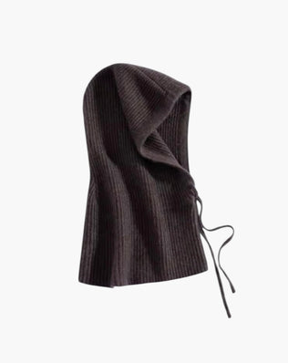 Balaclava i uld med snører