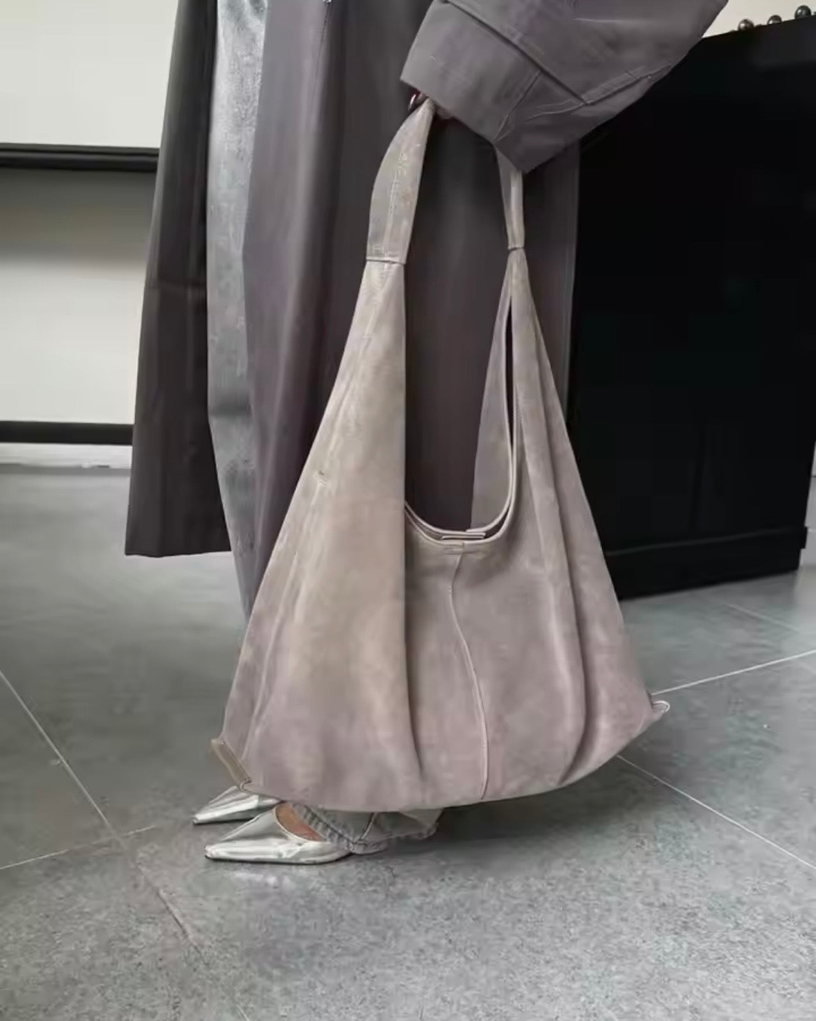 Hobo taske i ruskind