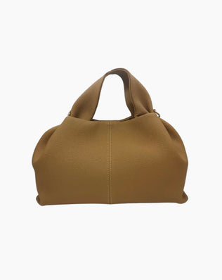 Patricia Taske - Ægte læder - Brun / Stor (32x19x16 cm) - Håndtasker - Khaia