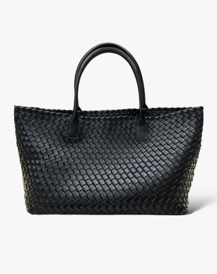 Holly Taske - Ægte læder - Sort / 45x22 cm - Shoppere - Khaia