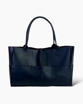 Petra Flettet Taske - 49 cm - Sort - Skuldertasker - Khaia