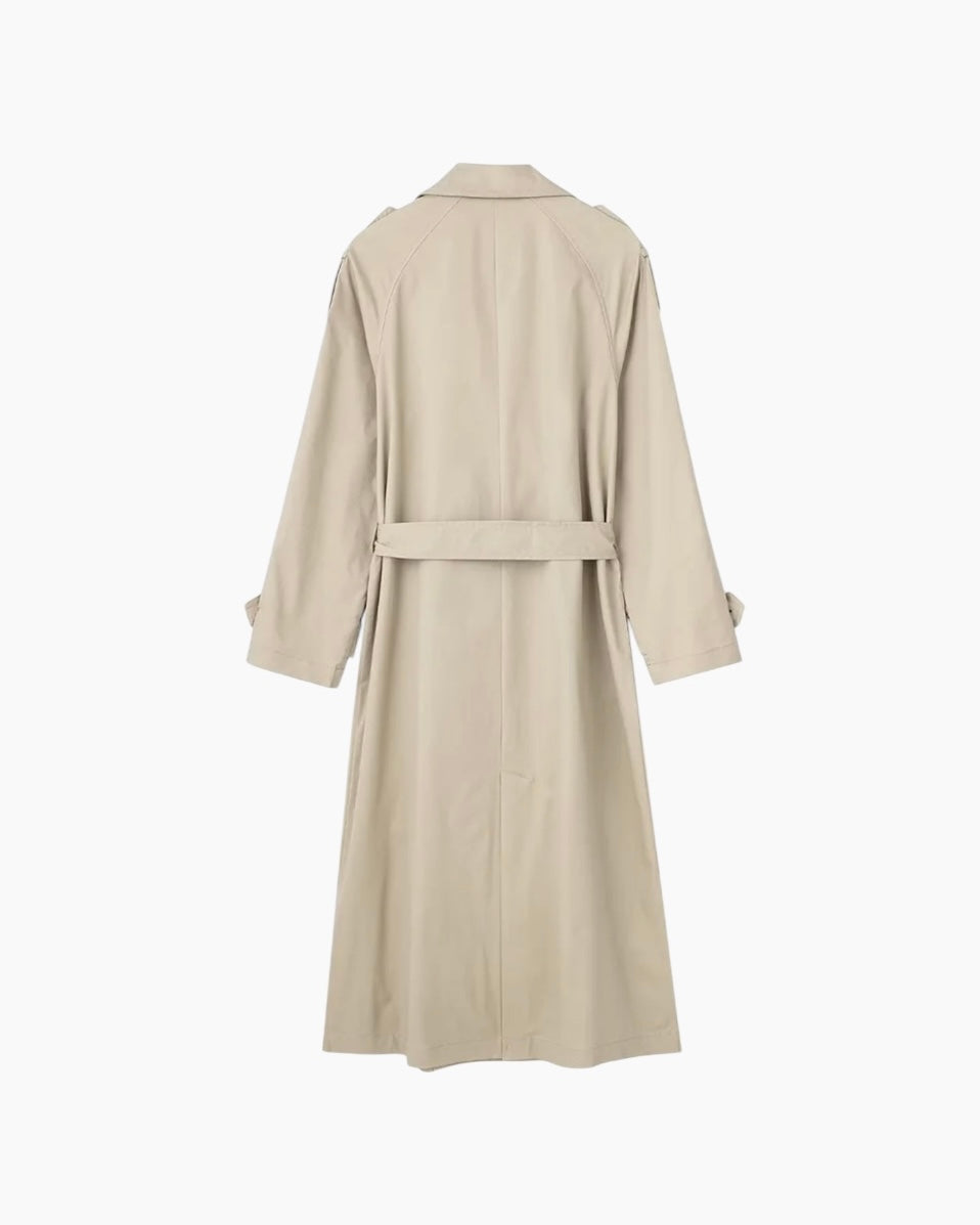 Trenchcoat Med Bælte Double Breasted - Jakker - Khaia