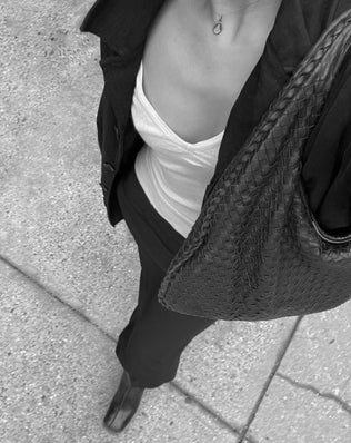 Jessica Flettet Taske - 47 cm - Skuldertasker