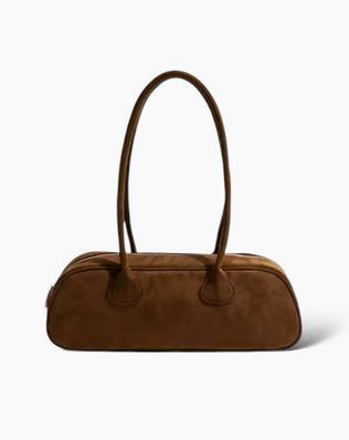 Aya Taske - Vegansk Ruskind - Mørkebrun - Små tasker - Khaia