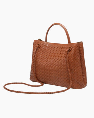 Liva Flettet Taske - 35 cm - Håndtasker - Khaia