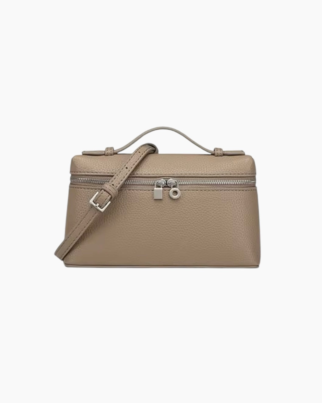 Louise taske - vegansk læder (20 cm) - Taupe - Små tasker - Khaia
