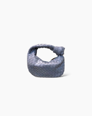 Fiona Flettet Taske - 26 cm - Grå - Små tasker