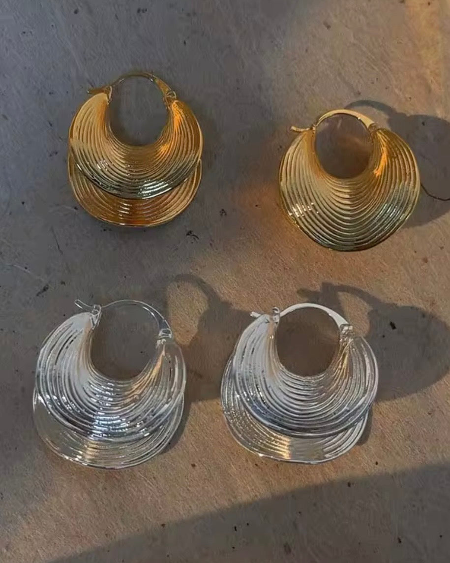 Cirkulære Øreringe